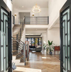 Bellevue Crescent Custom Home Entrance